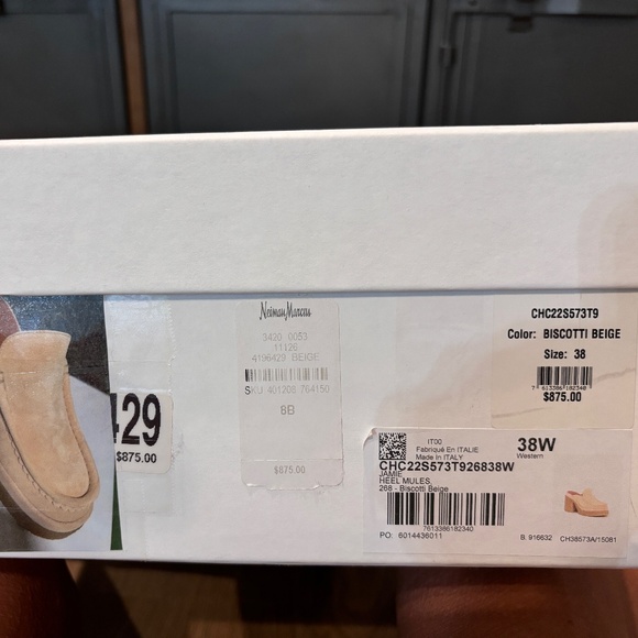 Chloe Jamie heeled clog-never worn!